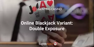 blackjack variant - double exposure