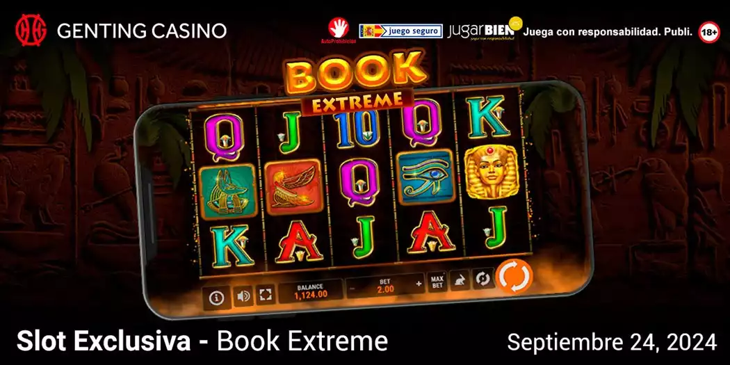 lanzamiento slot exclusiva book extreme