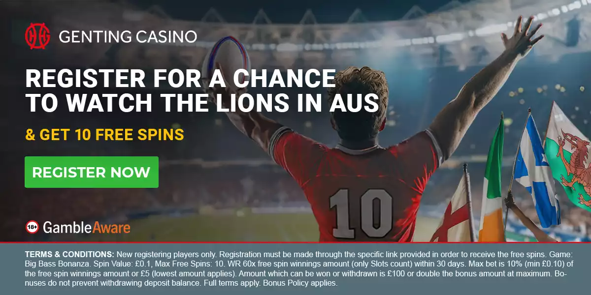 Win a VIP Lions Tour Experience with Genting Casino