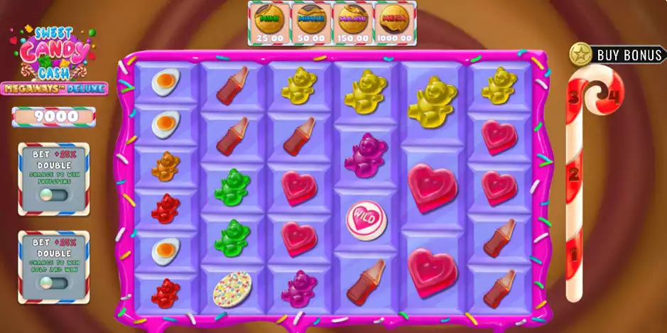 New Slots - Sweet Candy Cash Megaways Deluxe