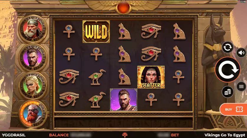 New Slots - Vikings go to Egypt Wild Fight