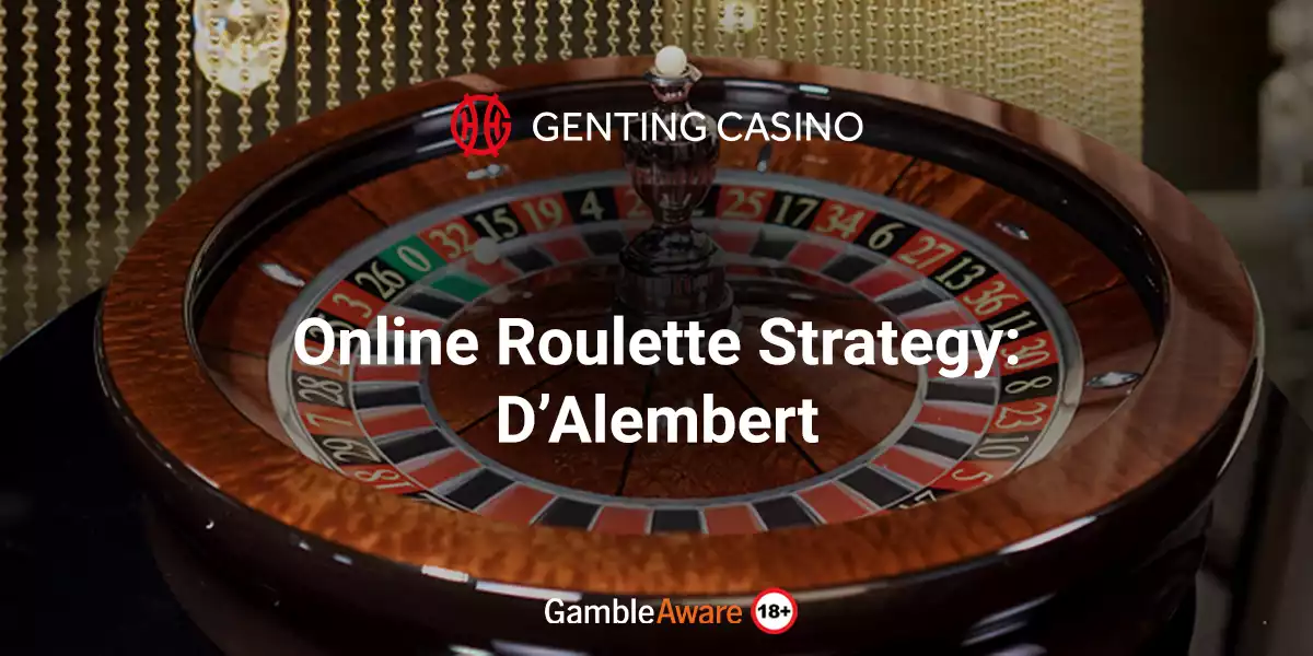 Roulette Strategy D’Alembert