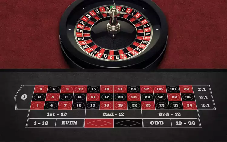 online roulette black table