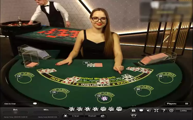 unlimited blackjack live dealer