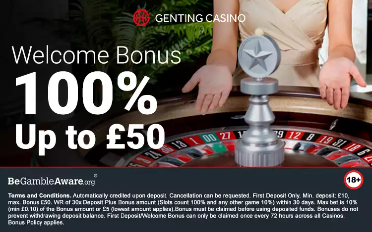 Genting Casino's welcome bonus