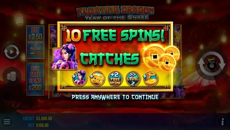 10 Free Spins