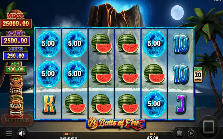 8 Balls of Fire Slot_Wildfire Bonus