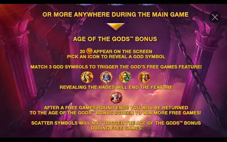 Age of the Gods Bonus