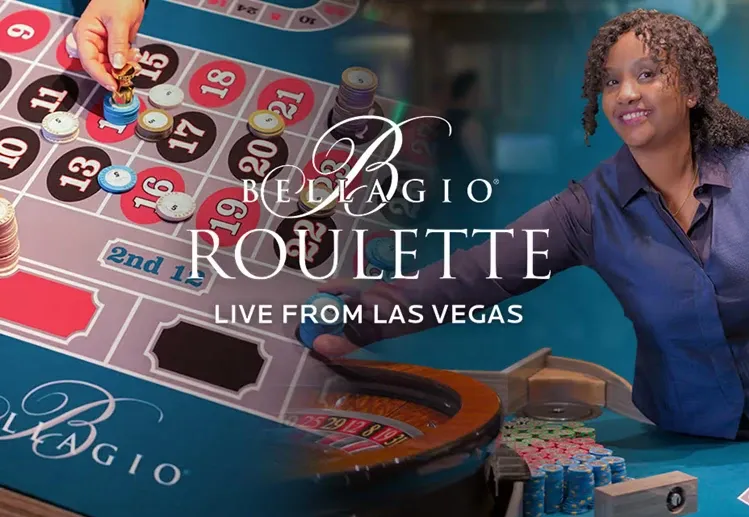 Betfred Bellagio Roulette live casino table and stream