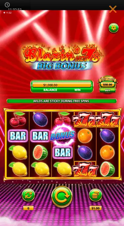 Blazin Hot 7s Big Bonus_Basegame