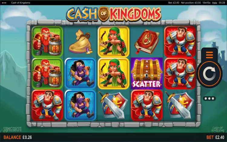 Cash of Kingdoms_RTP and Wagering