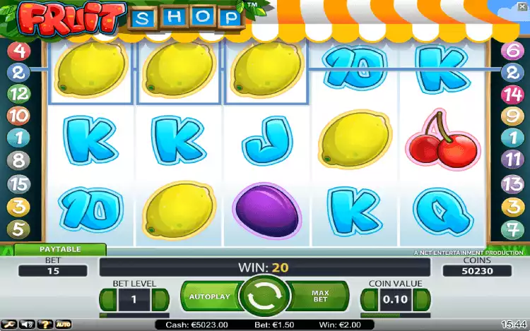 Fruit Shop_Free Spins