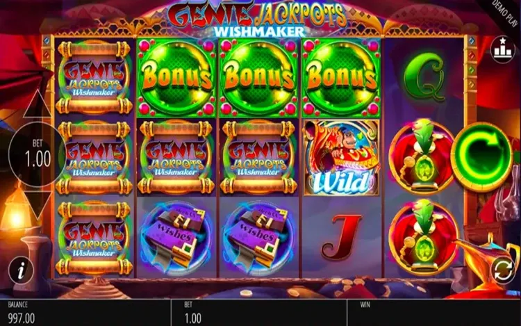 Genie Wishmaker Jackpot King