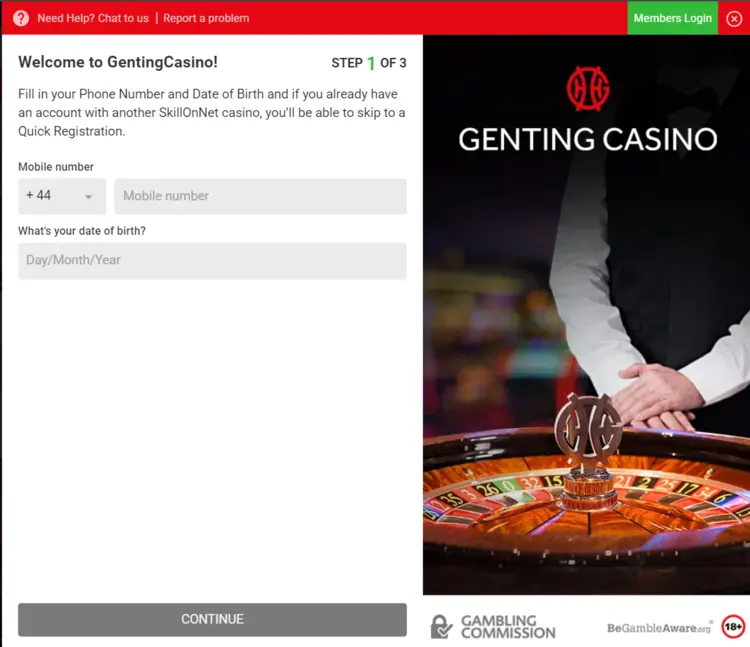 Genting Casino Sign Up