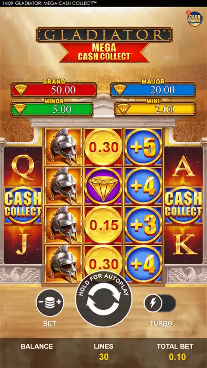 Gladiator- Mega Cash Collect_Basegame