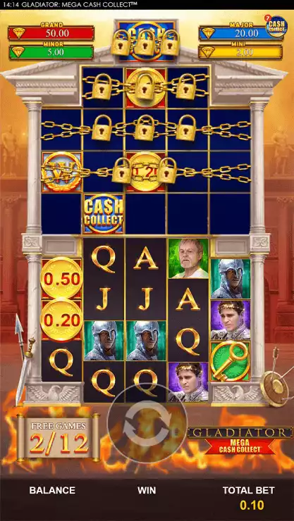 Gladiator- Mega Cash Collect_Bonus