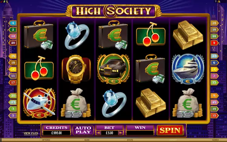 High Society_RTP and Wagering