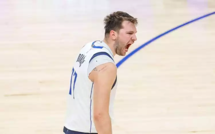 Luka Doncic of the Dallas Mavericks 2024