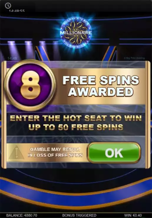 Who Wants to be a Millionaire Megaways Mobile Features Bonus