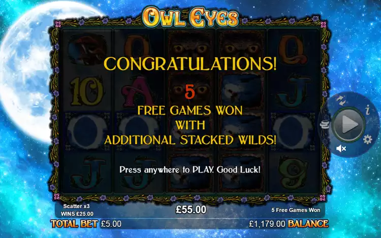 Owl Eyes_Free Spins