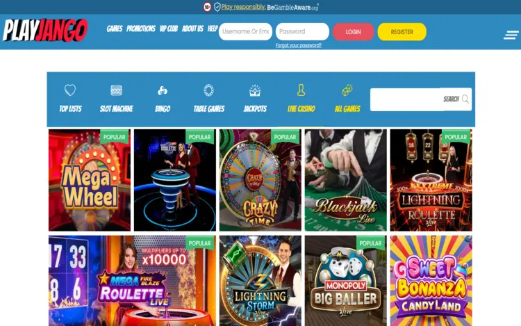 Play Jango Casino