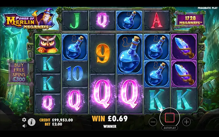 Power of Merlin Megaways Slot Review by Gambling Zone