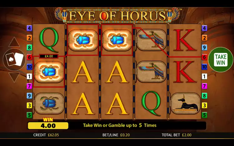 Eye of Horus RTP and Wagering