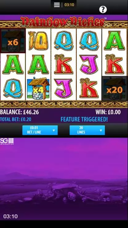 Rainbow Riches Mobile Features bonus