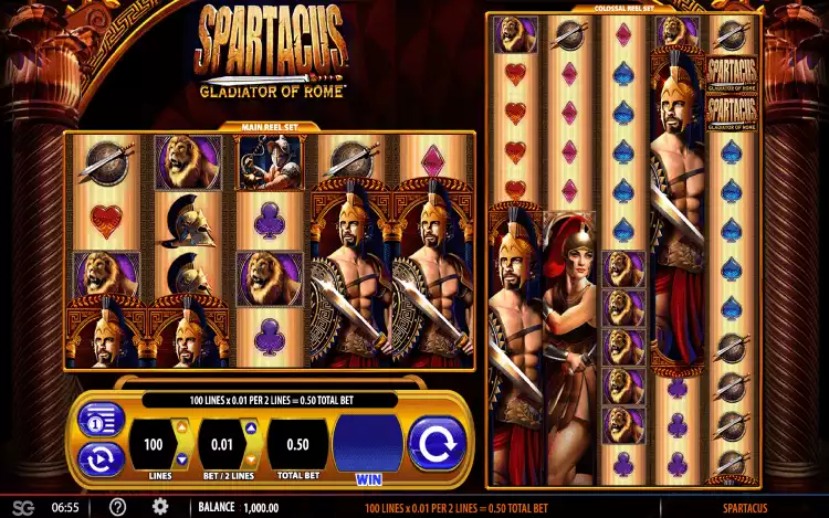 Spartacus_RTP and Wagering