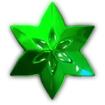 starmania green star symbol