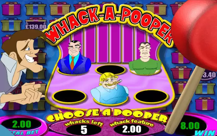 Super Jackpot Party_Whack A Pooper