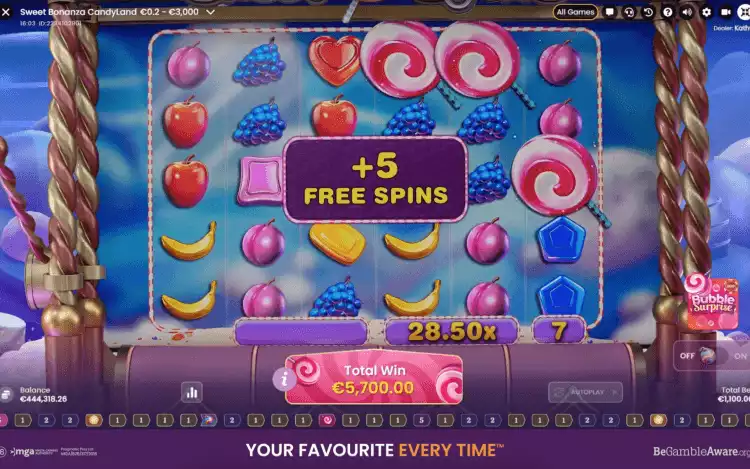 Sweet Bonanza Candyland_Mobile_Bonus