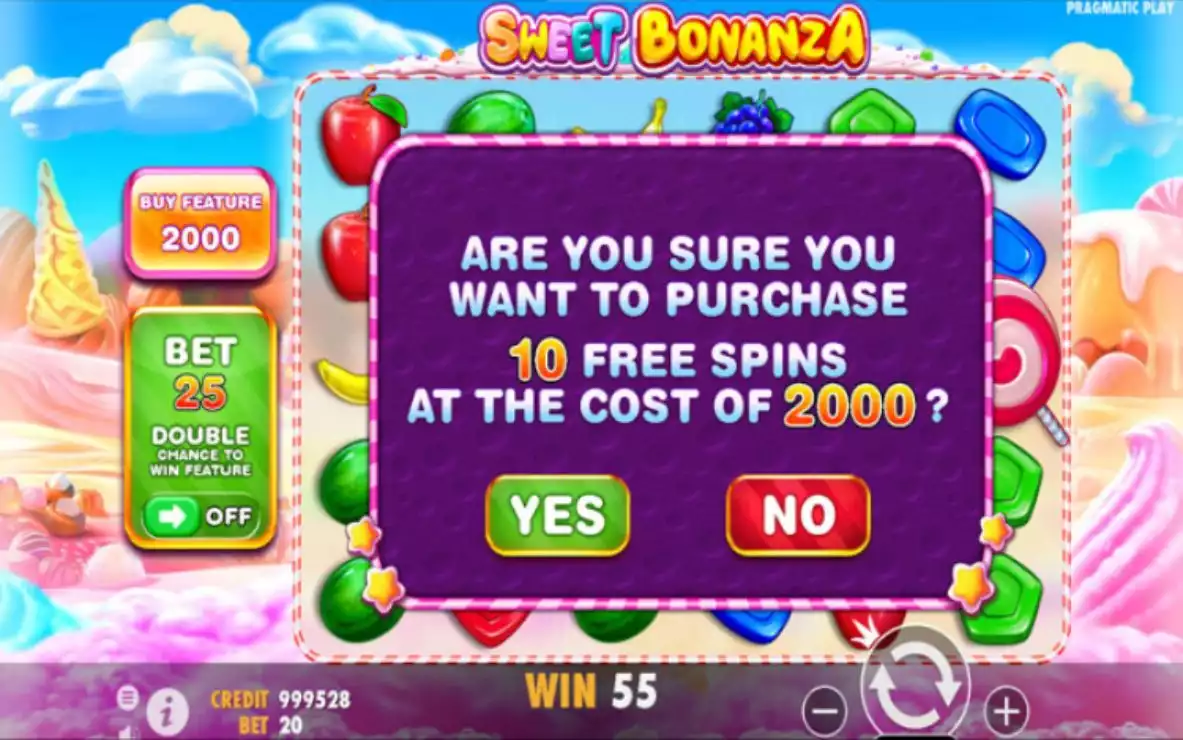 Sweet Bonanza Mobile Features bonus