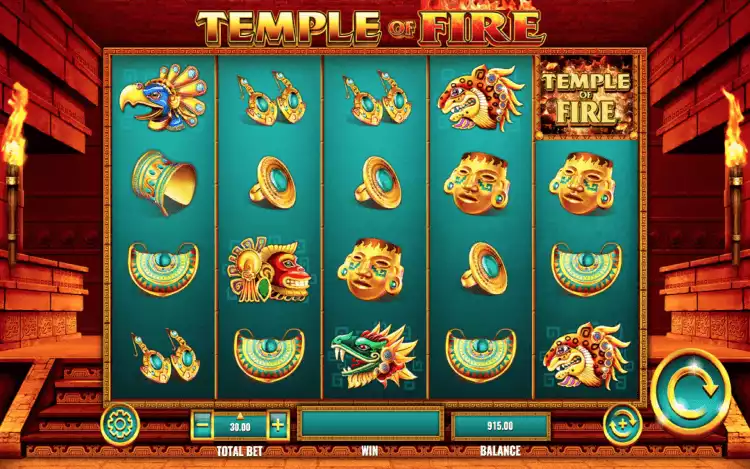 Temple of Fire_Free Spin Bonus