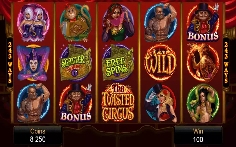 The Twisted Circus_Free Spins