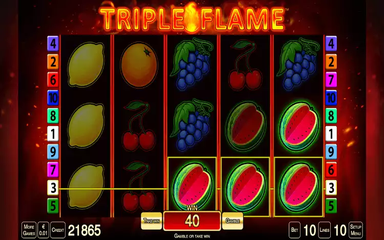 Triple Flame_Gamble Feature