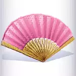 Venetian Rose_Hand Fan