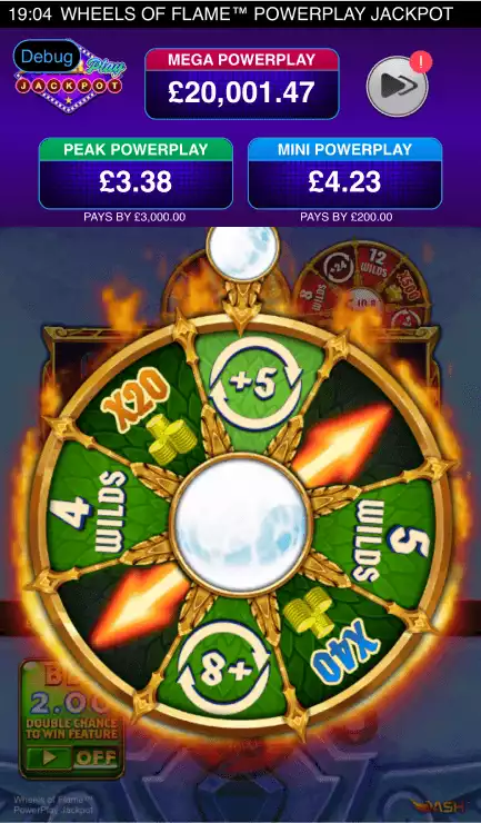 Wheels of Flame PowerPlay Jackpots_Bonus