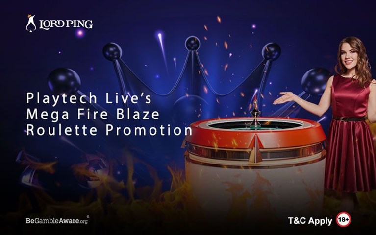 Playtech Live's Mega Fire Blaze Roulette Promo