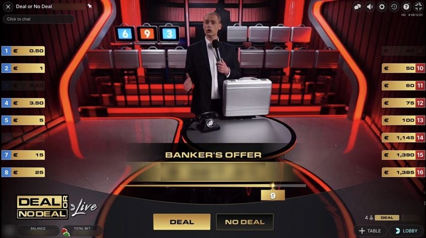 Deal or No Deal Gameplay