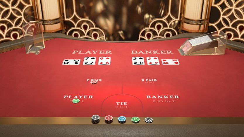 Live Baccarat Table