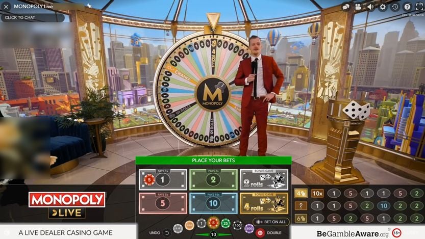 Monopoly Live Gameplay