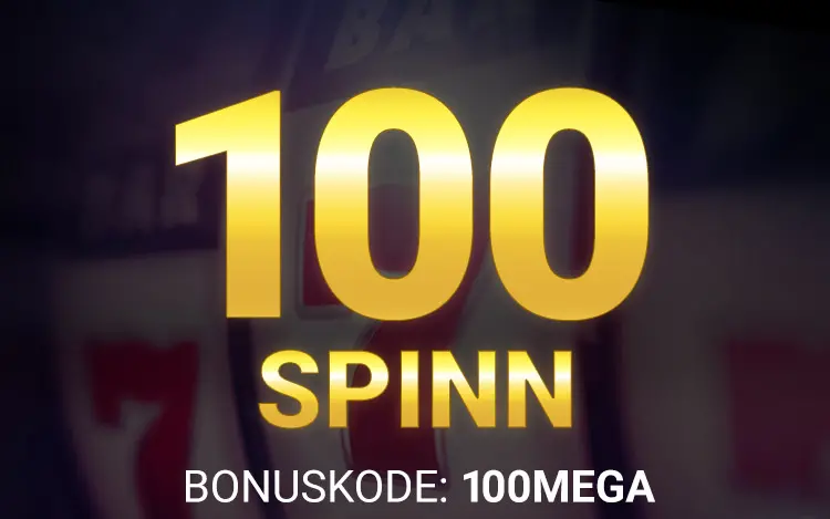 Vi spanderer 100 spinn!