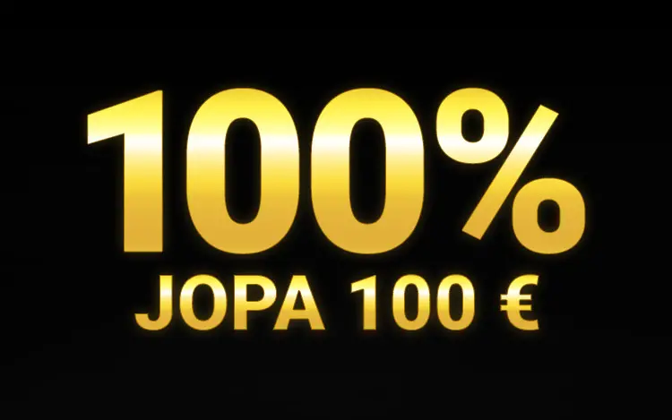 Saa 100 % jopa 100 € asti