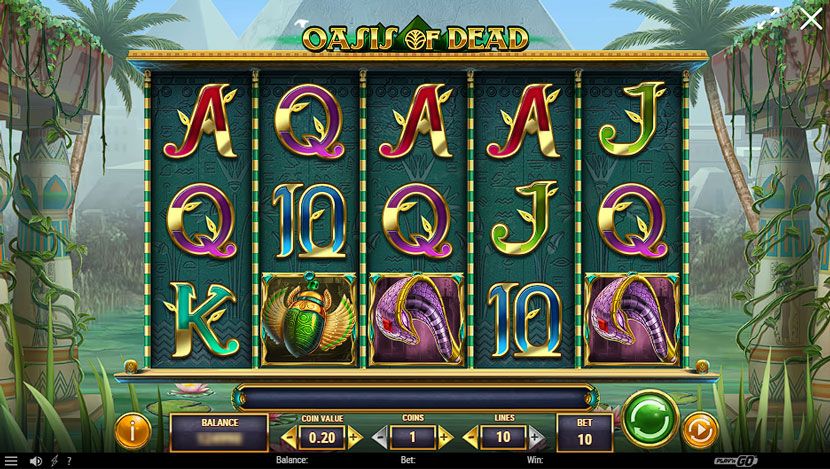 oasis of dead slot game preview