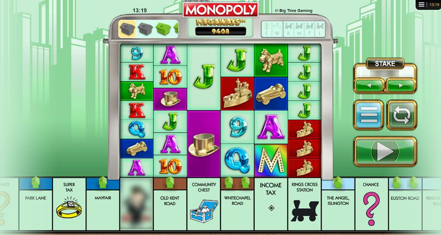 Monopoly Megaways Gameplay