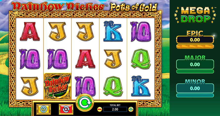 Rainbow Riches Pots of Gold Gameplay