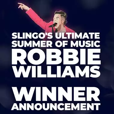 Robbie Williams Winner Announcement
