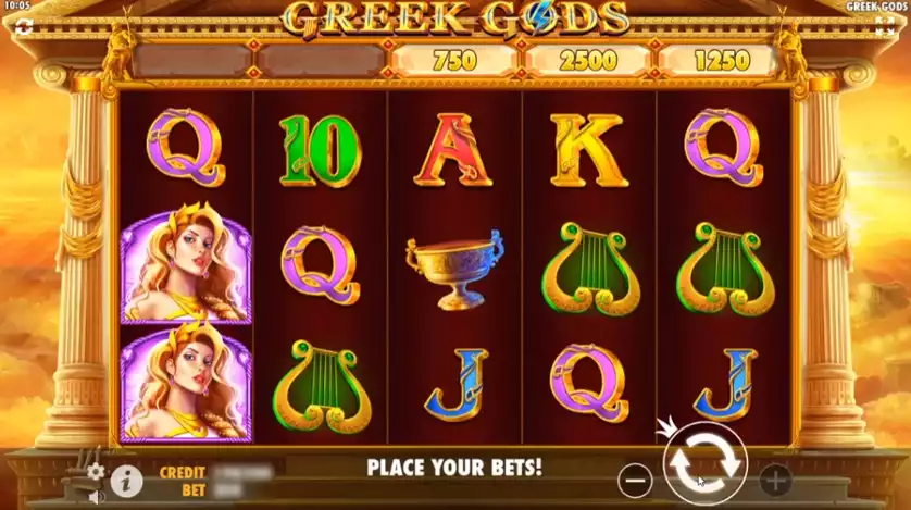 Greek Gods gameplay