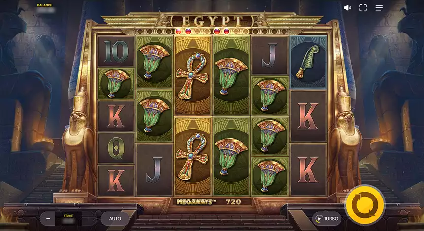 Egypt Megaways Slot Gameplay